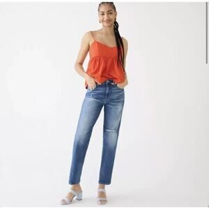 J. Crew High-Rise '90s Classic Straight-Fit Jean in Vesey Street Wash 27